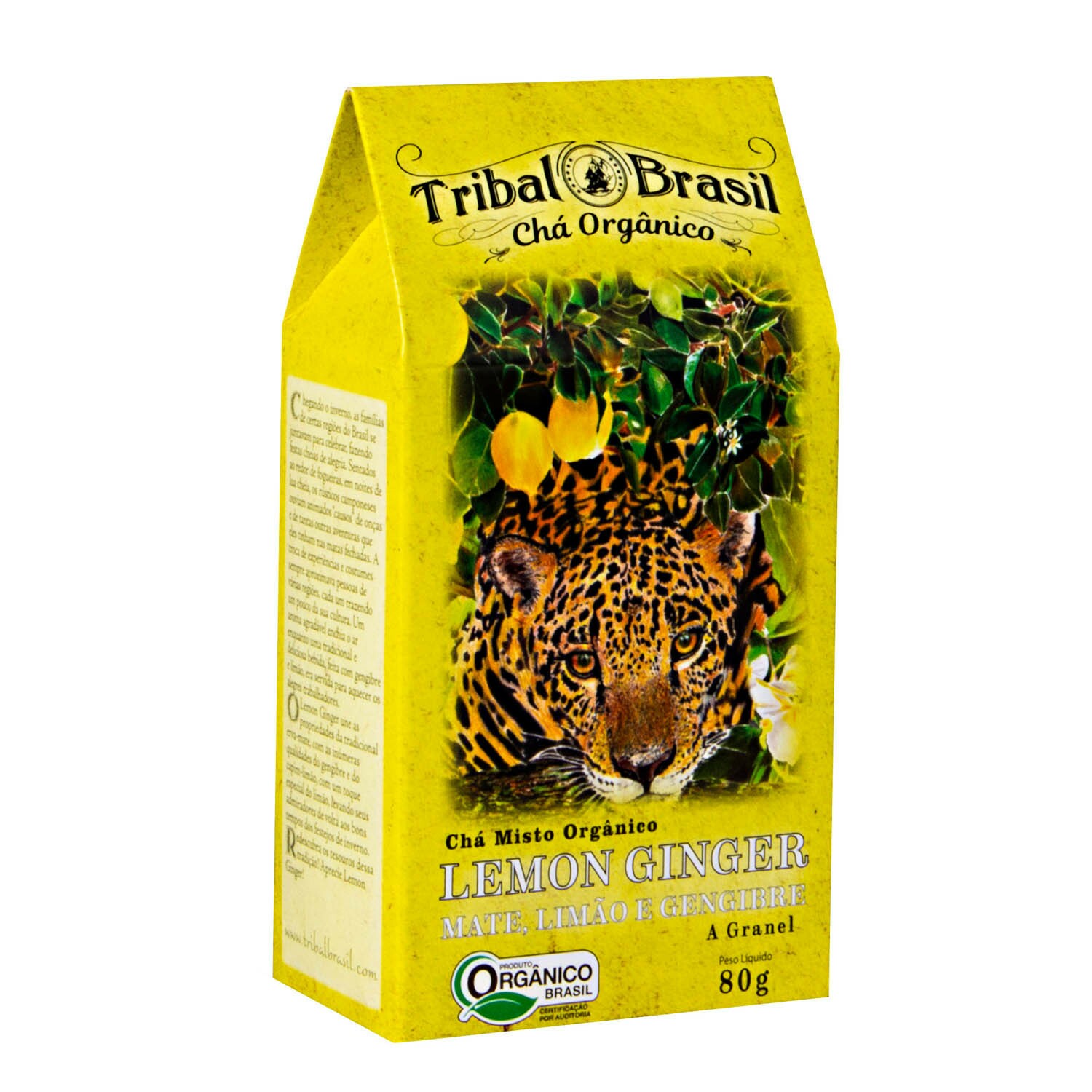 Chá Orgânico Lemon Ginger - Tribal Brasil - 7898452101986