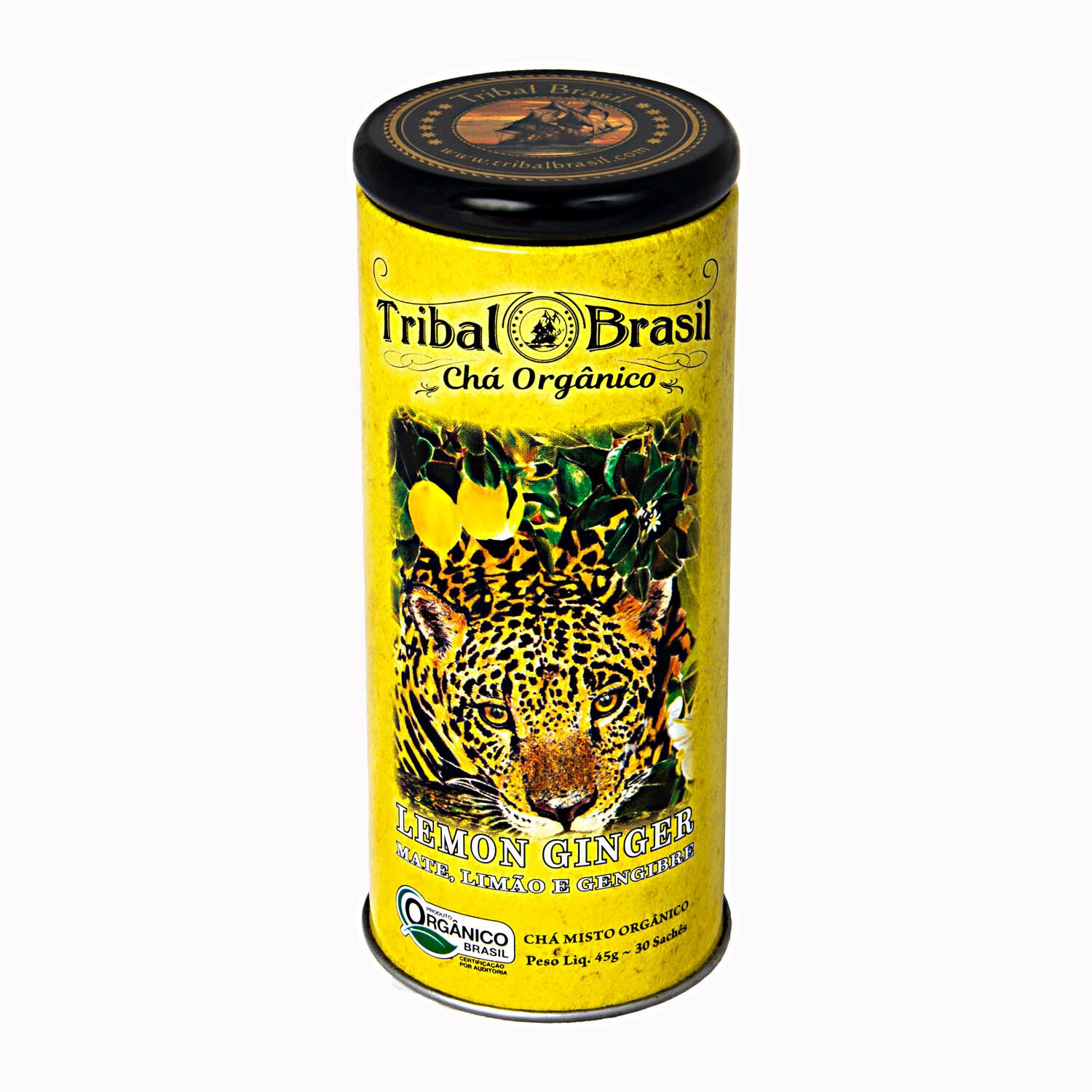 Chá Orgânico Lemon Ginger - Tribal Brasil - 7898452102686