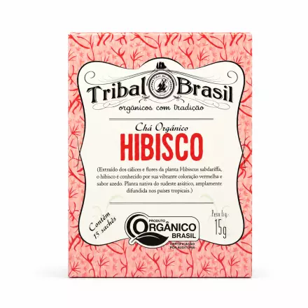Chá de Hibisco (Puro) - Caixa - 15 Sachês - 15g