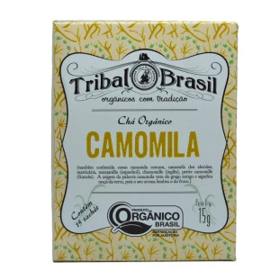 Chá de Camomila Orgânica(Pura) - Caixa - 15 Sachês - 15g