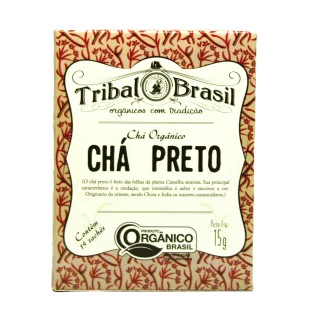 Chá Preto Orgânico(Puro) - Caixa - 15 Sachês - 15g