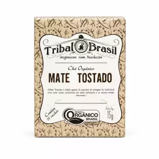 Chá de Mate Tostado (Puro) - Caixa - 15 Sachês - 15g
