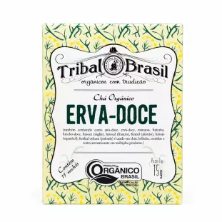 Chá de Erva Doce  Orgânica (Puro) - Caixa - 15 Sachês - 15g